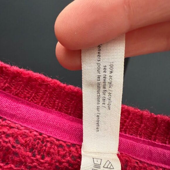 Aeropostale Pink Knit Sweater Cardigan - Picture 4 of 5